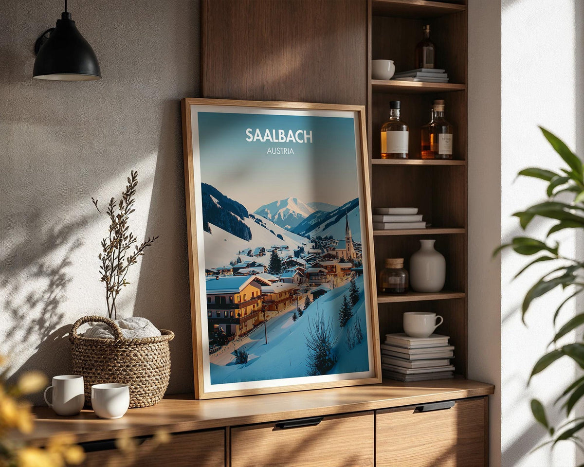 Saalbach Poster - WanderWall