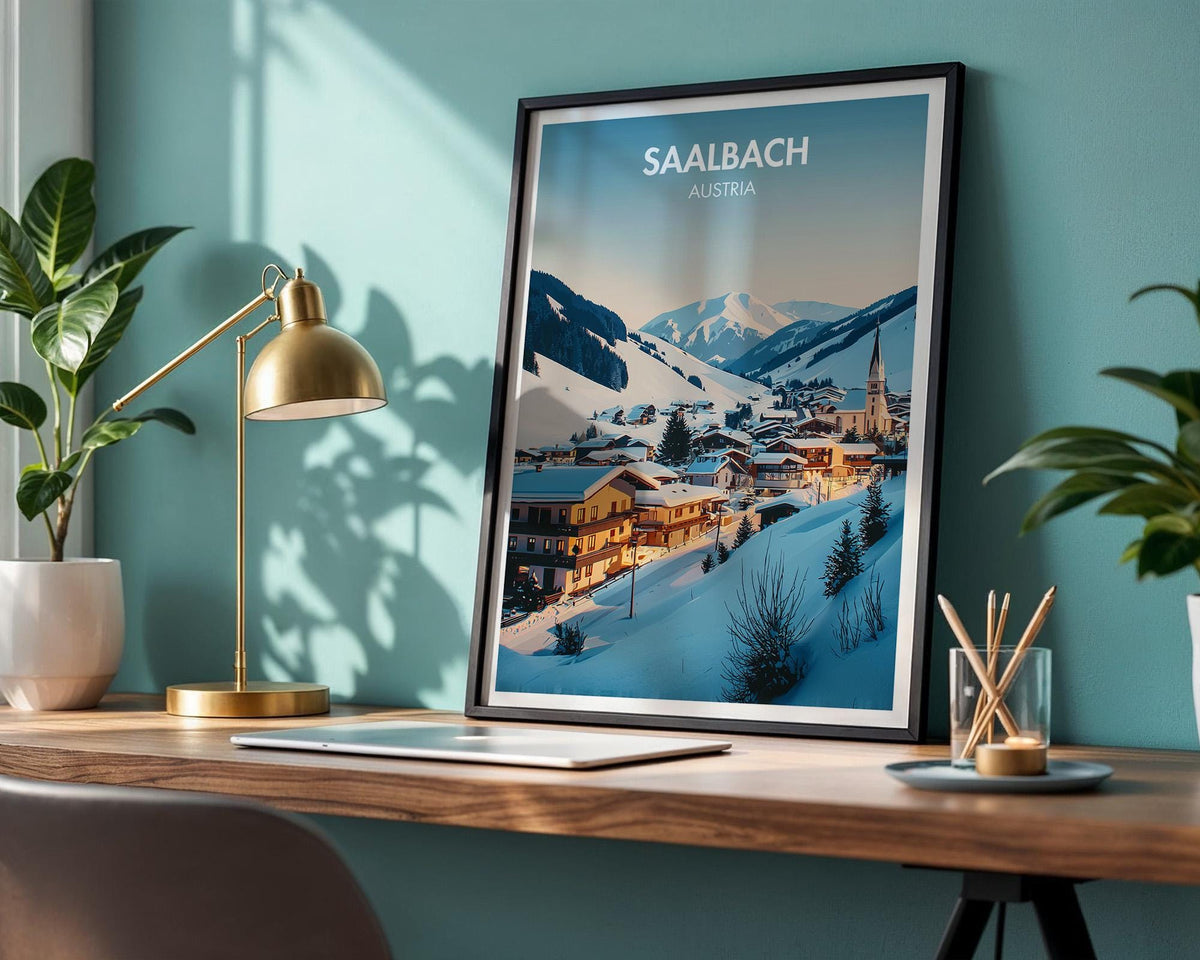 Saalbach Poster - WanderWall