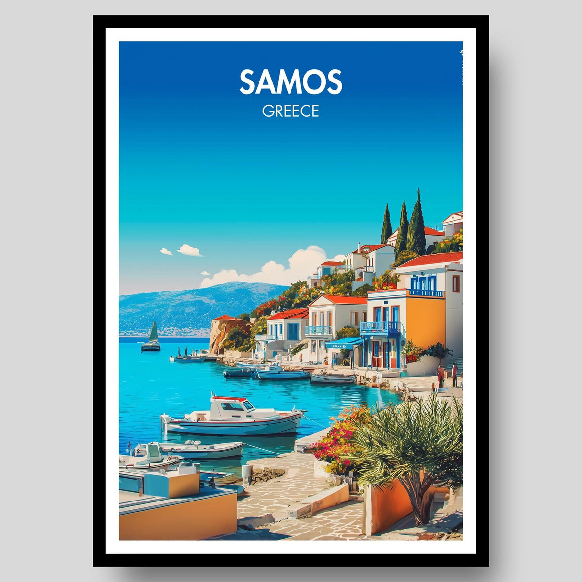 Samos Poster - WanderWall