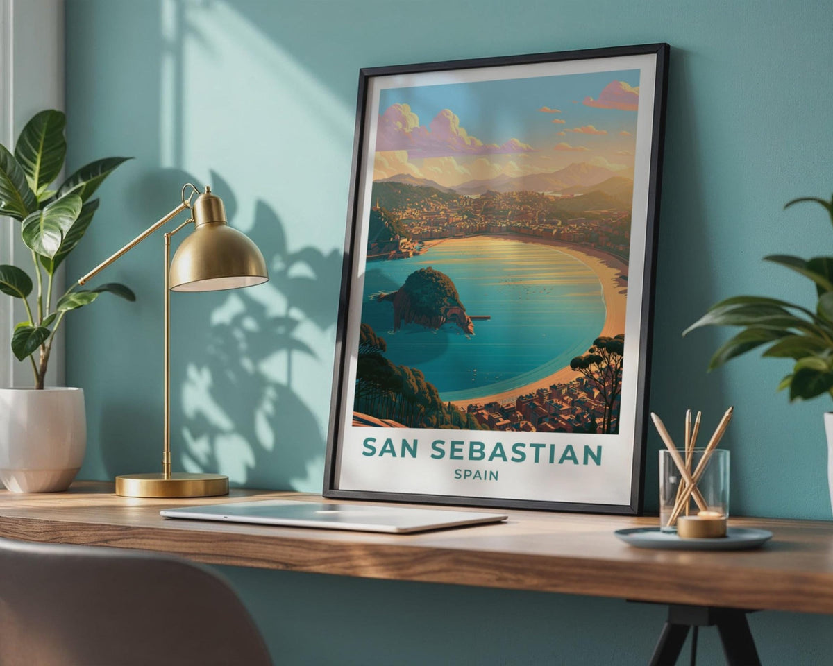 San Sebastian Poster - WanderWall