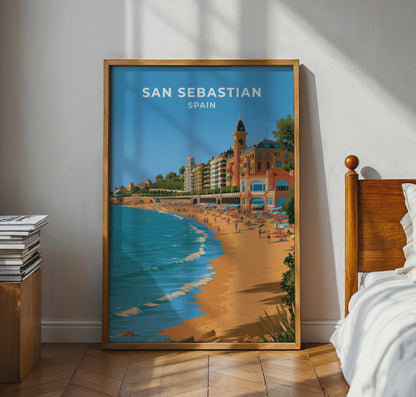 San Sebastian Poster - WanderWall