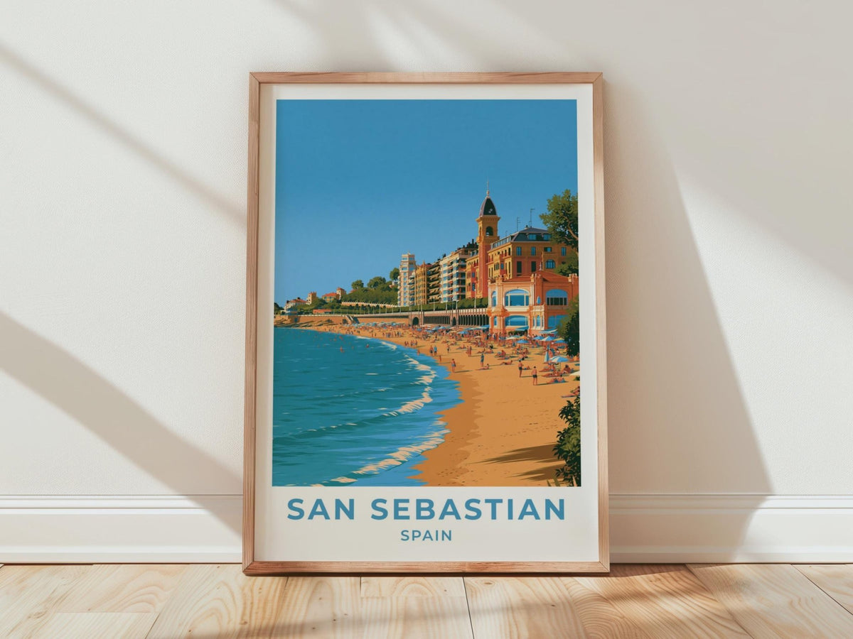 San Sebastian Poster - WanderWall