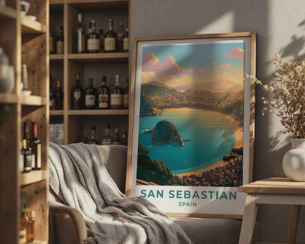 San Sebastian Poster - WanderWall