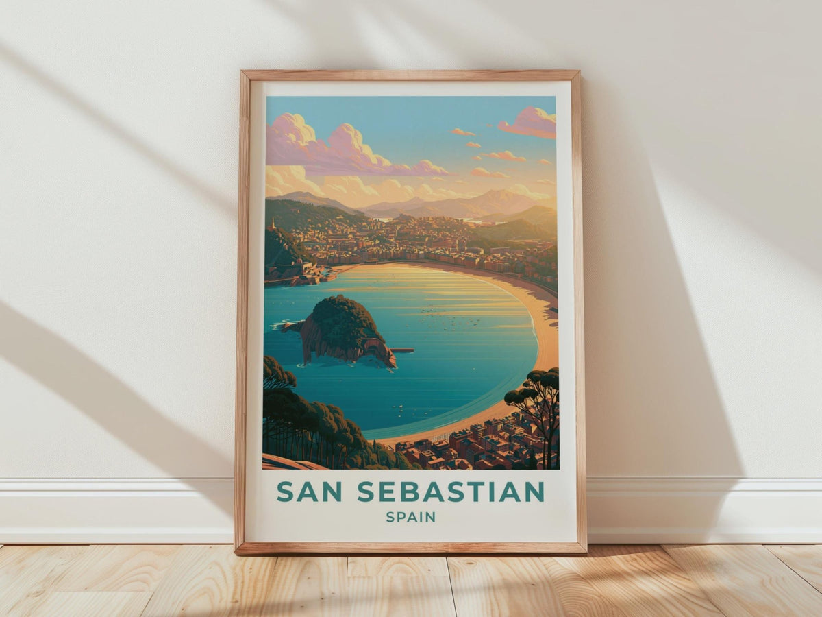 San Sebastian Poster - WanderWall