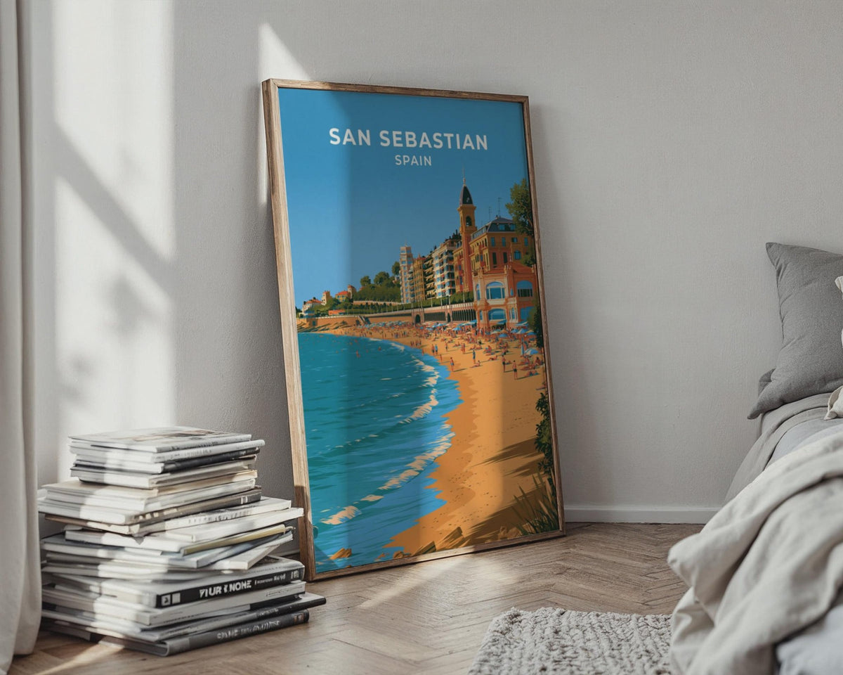 San Sebastian Poster - WanderWall
