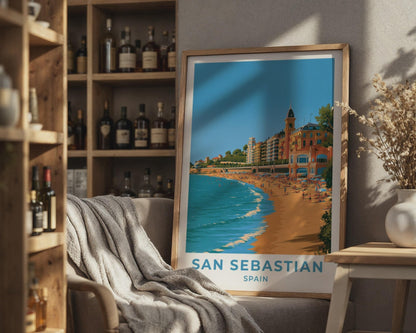San Sebastian Poster - WanderWall