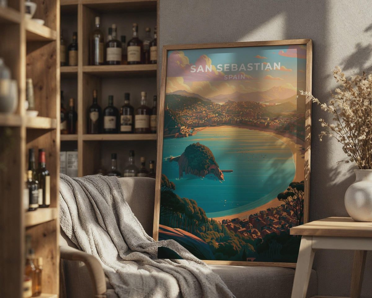 San Sebastian Poster - WanderWall