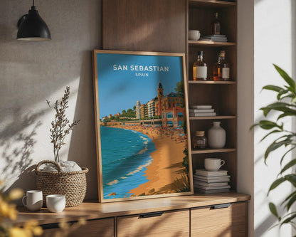 San Sebastian Poster - WanderWall