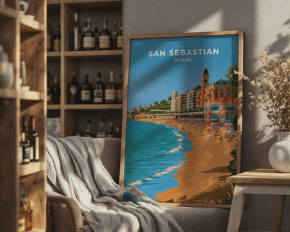 San Sebastian Poster - WanderWall