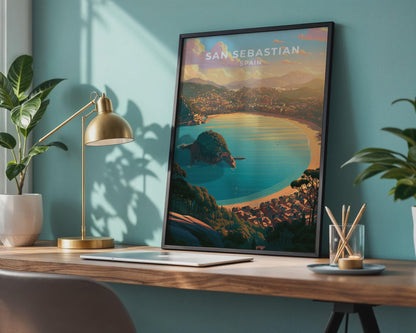 San Sebastian Poster - WanderWall