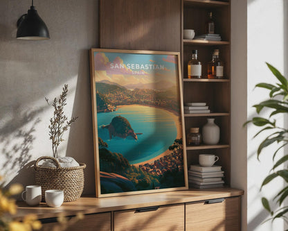 San Sebastian Poster - WanderWall