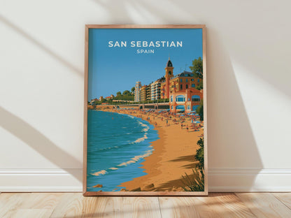 San Sebastian Poster - WanderWall