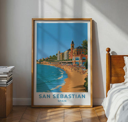 San Sebastian Poster - WanderWall