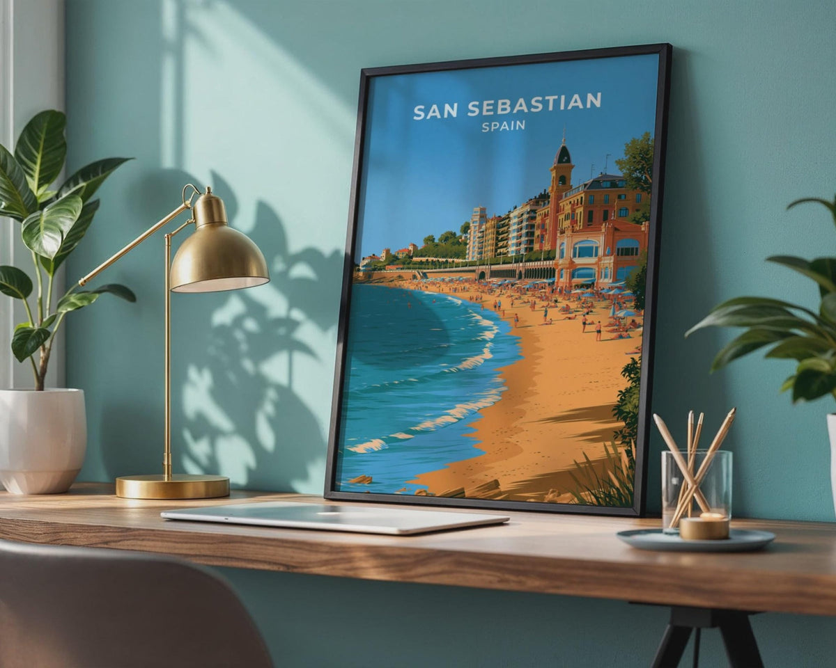 San Sebastian Poster - WanderWall
