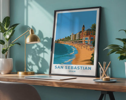 San Sebastian Poster - WanderWall