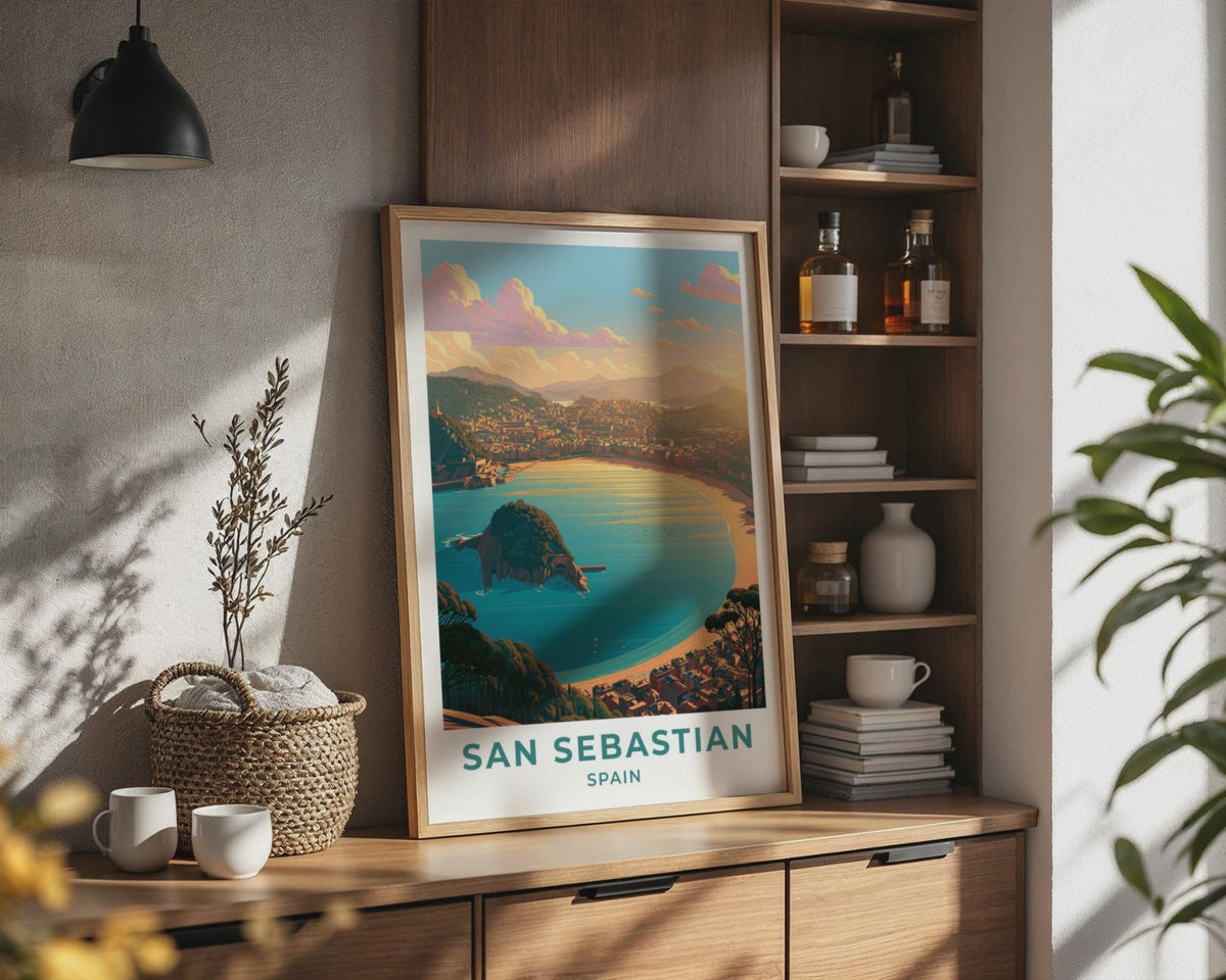 San Sebastian Poster - WanderWall