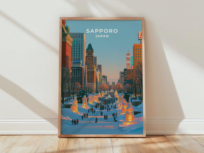 Sapporo Poster - WanderWall