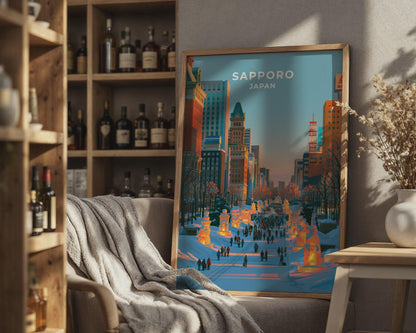 Sapporo Poster - WanderWall