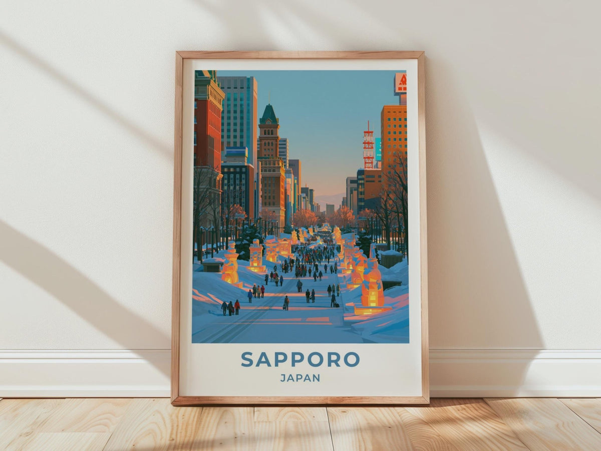 Sapporo Poster - WanderWall