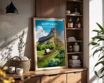 Scott's Bluff National Monument Poster - WanderWall