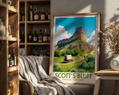 Scott's Bluff National Monument Poster - WanderWall