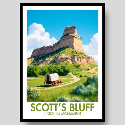 Scott's Bluff National Monument Poster - WanderWall