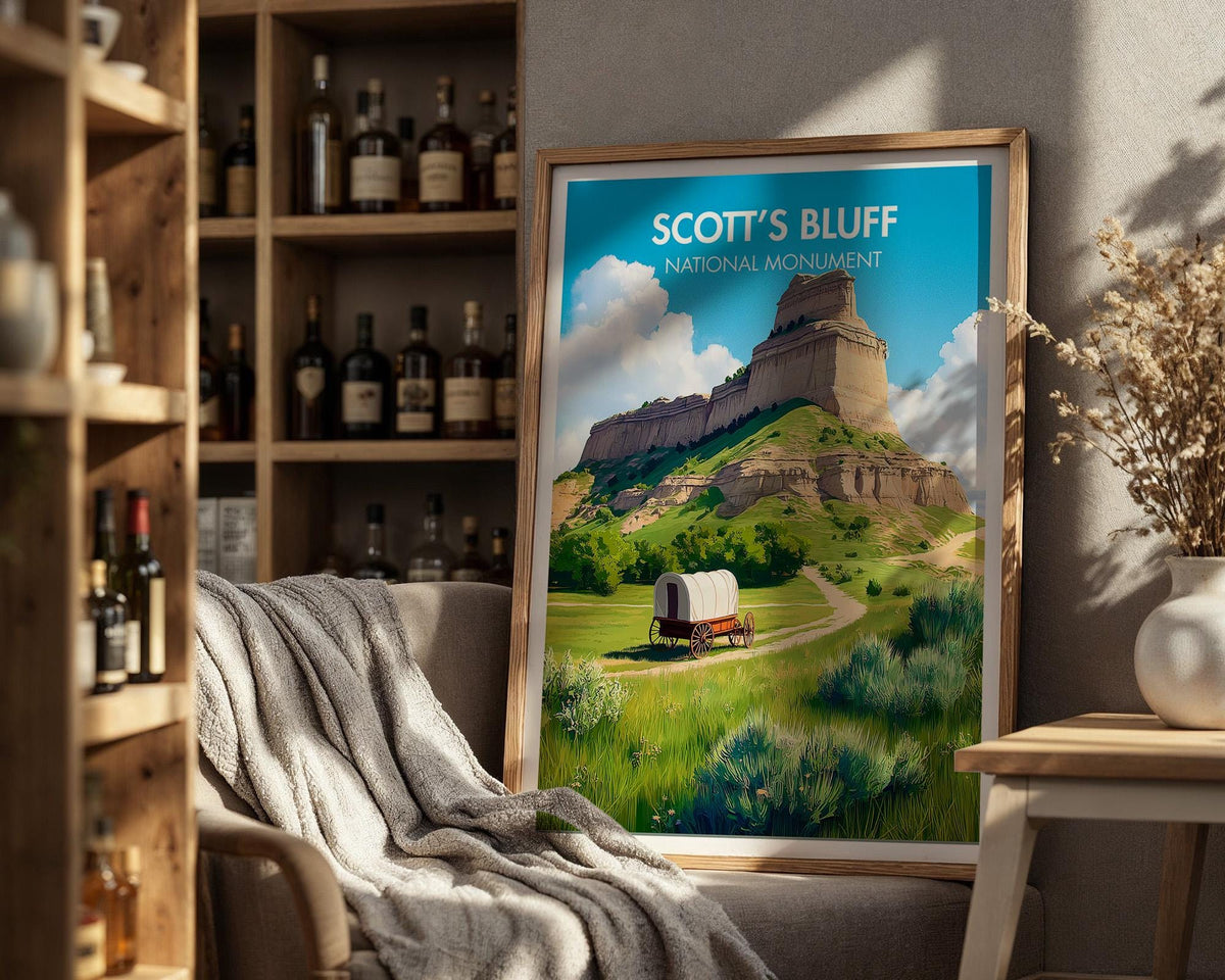 Scott's Bluff National Monument Poster - WanderWall