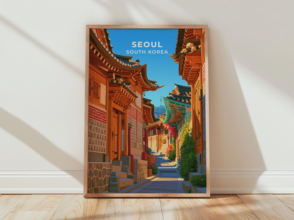 Seoul Poster - WanderWall