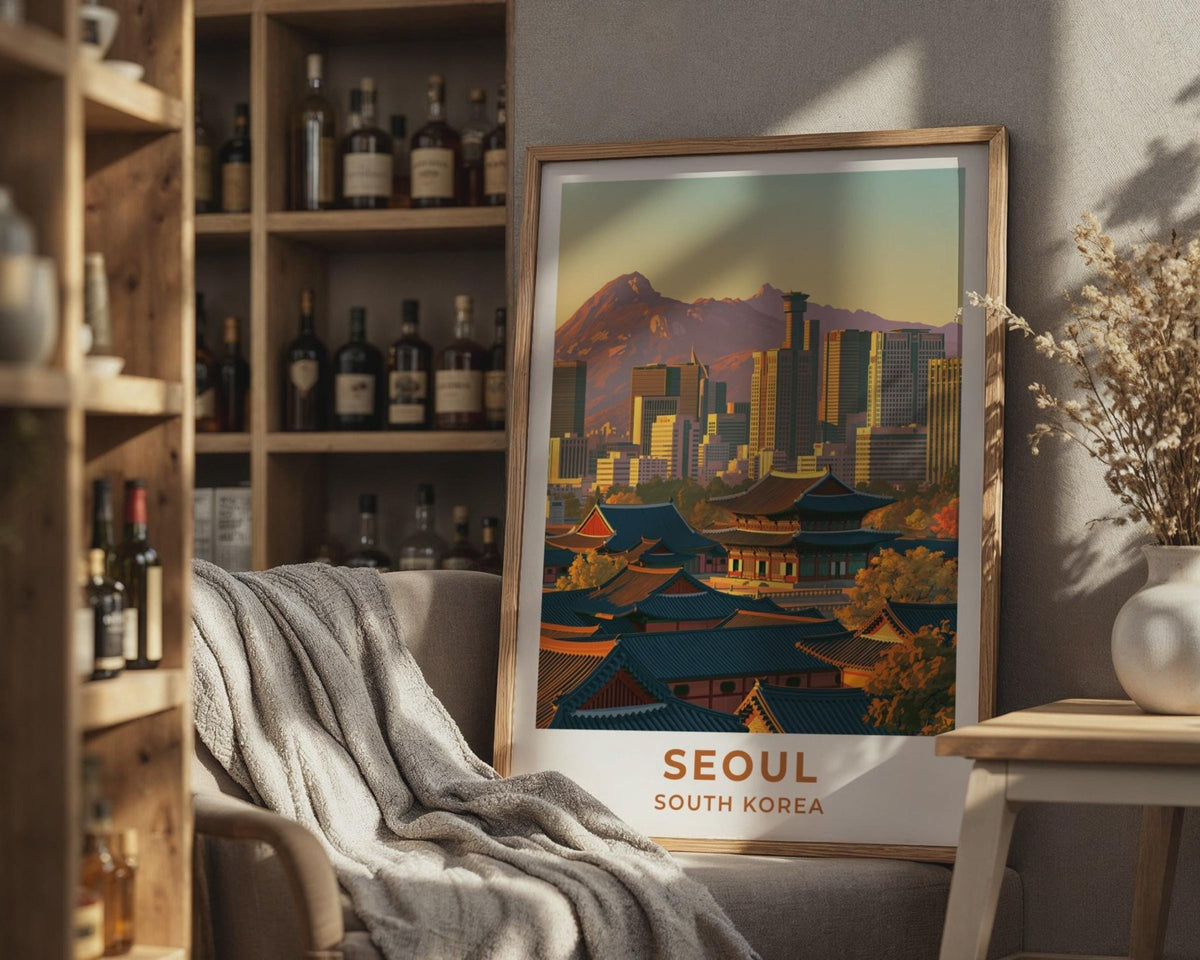 Seoul Poster - WanderWall