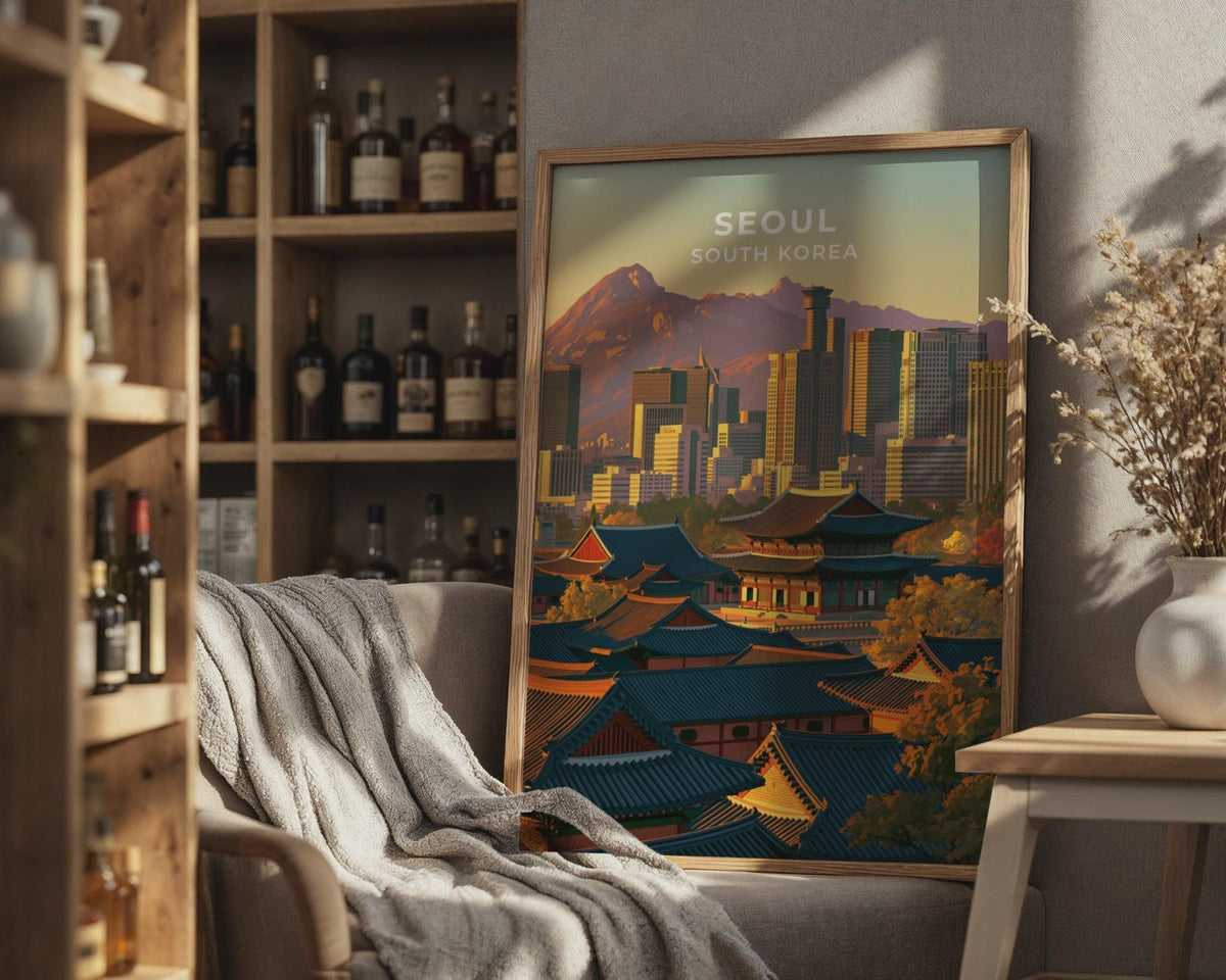 Seoul Poster - WanderWall