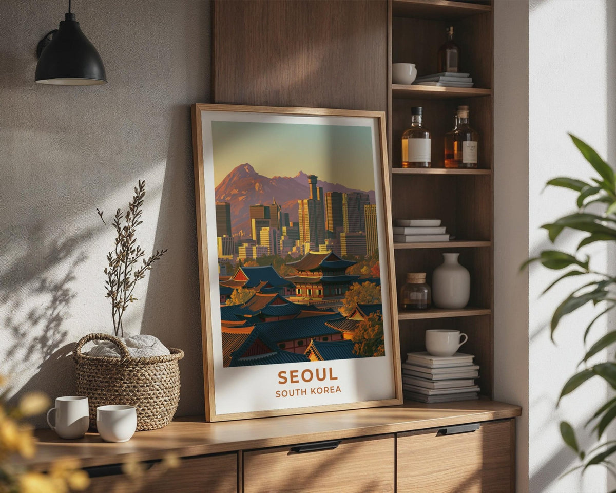 Seoul Poster - WanderWall