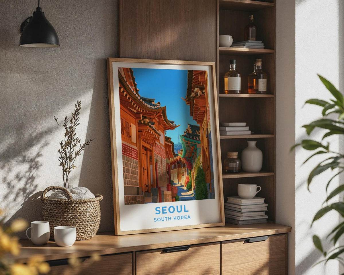Seoul Poster - WanderWall