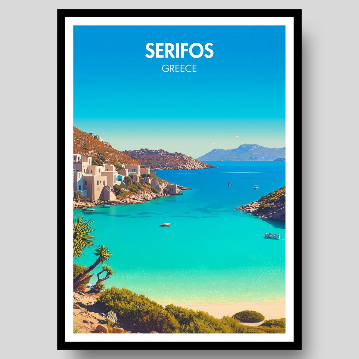 Serifos Poster - WanderWall