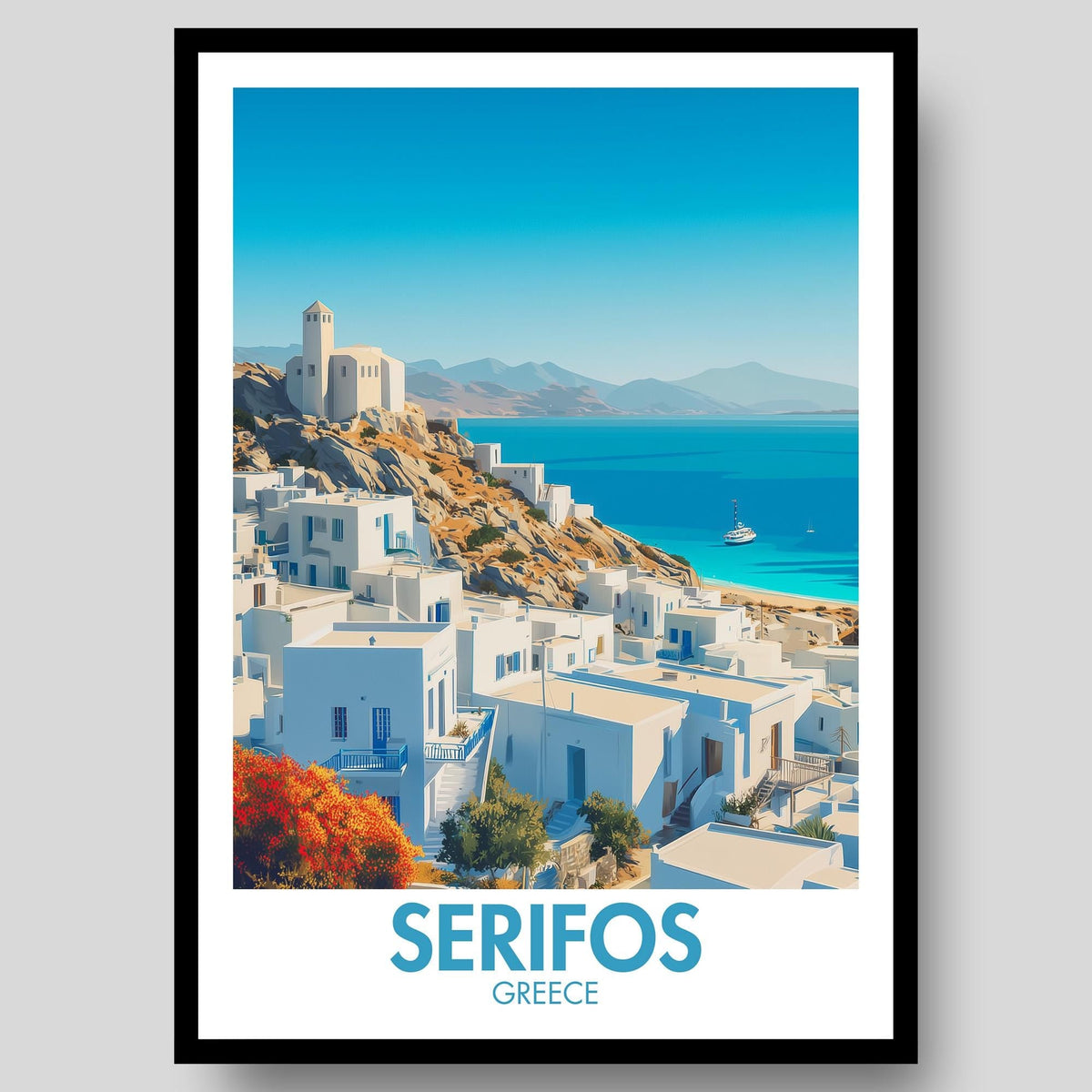 Serifos Poster - WanderWall