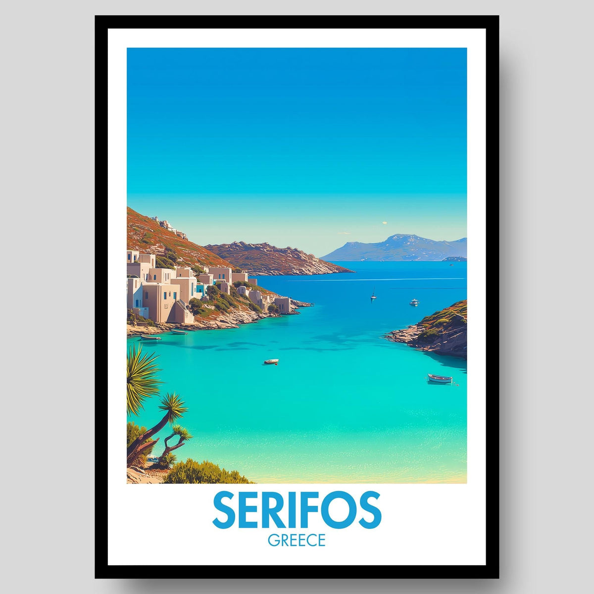 Serifos Poster - WanderWall