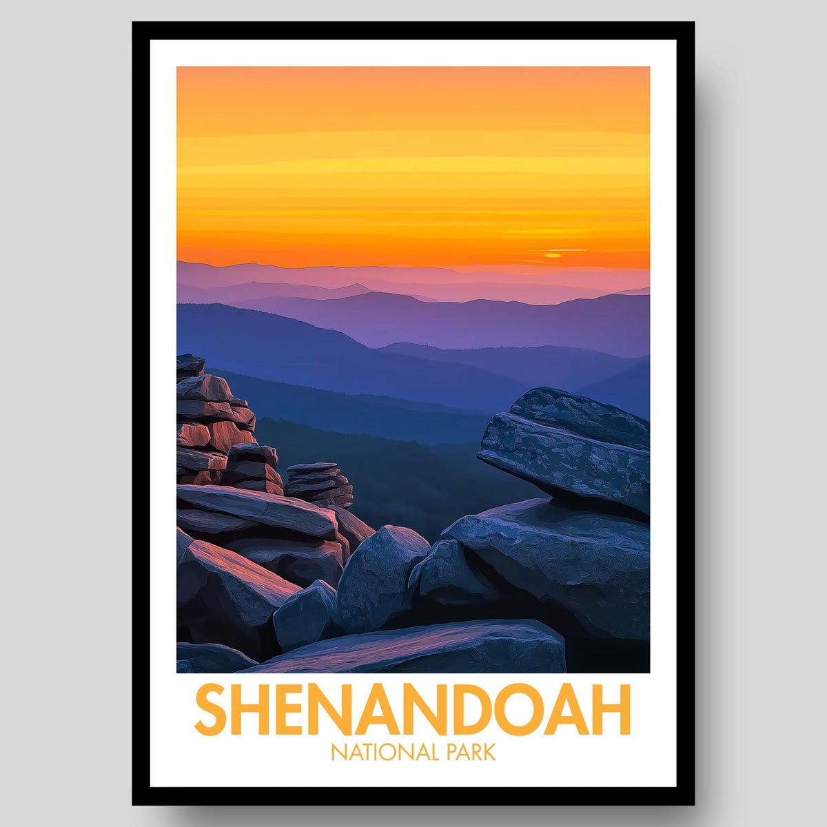 Shenandoah National Park Poster - WanderWall