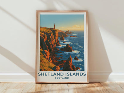 Shetland Islands Poster - WanderWall