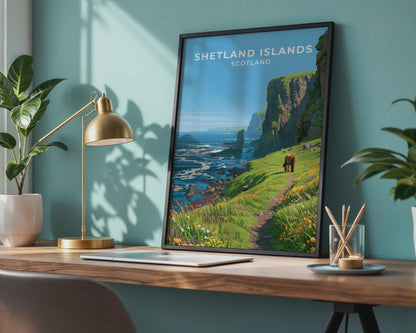 Shetland Islands Poster - WanderWall