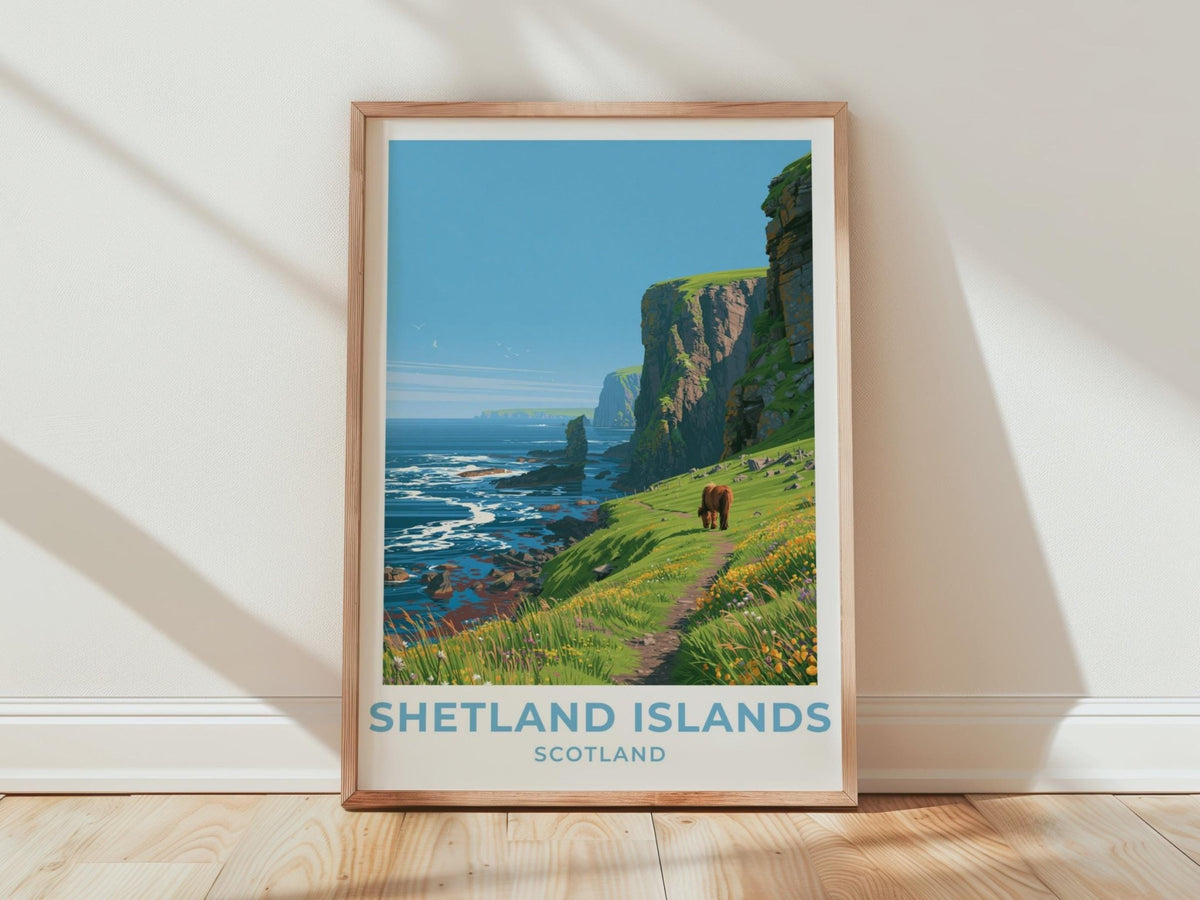 Shetland Islands Poster - WanderWall