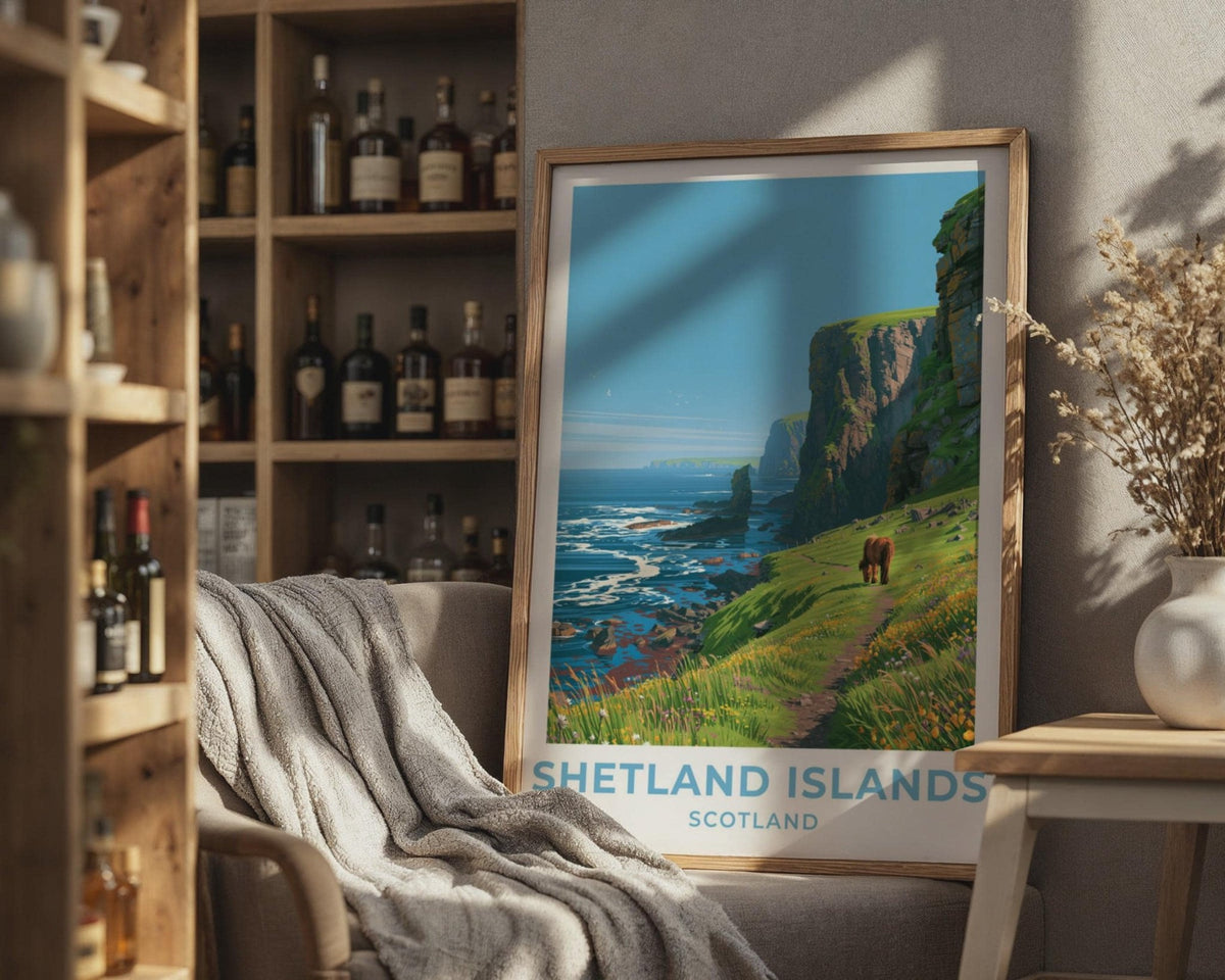 Shetland Islands Poster - WanderWall