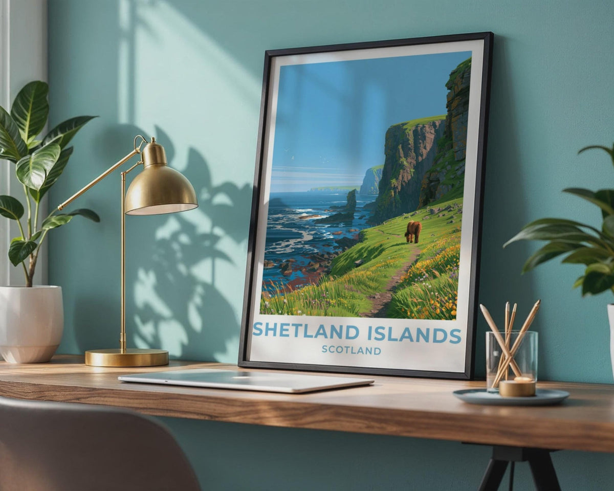 Shetland Islands Poster - WanderWall