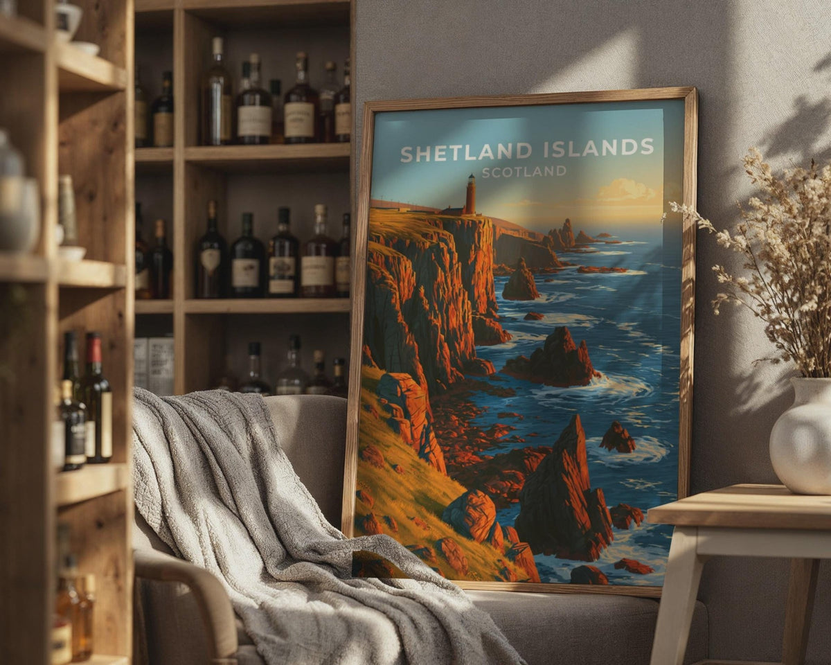 Shetland Islands Poster - WanderWall