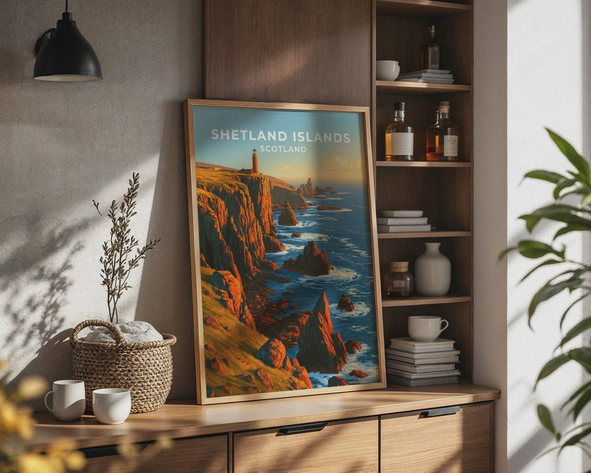 Shetland Islands Poster - WanderWall