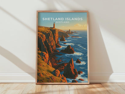 Shetland Islands Poster - WanderWall