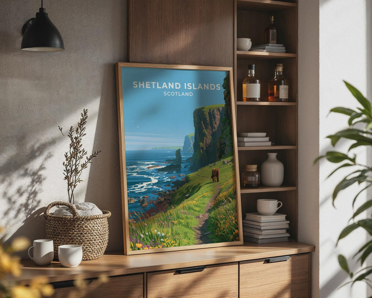 Shetland Islands Poster - WanderWall