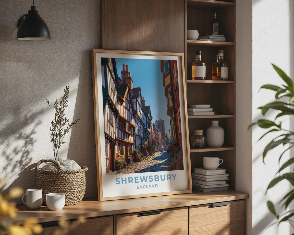 Shrewsbury Poster - WanderWall