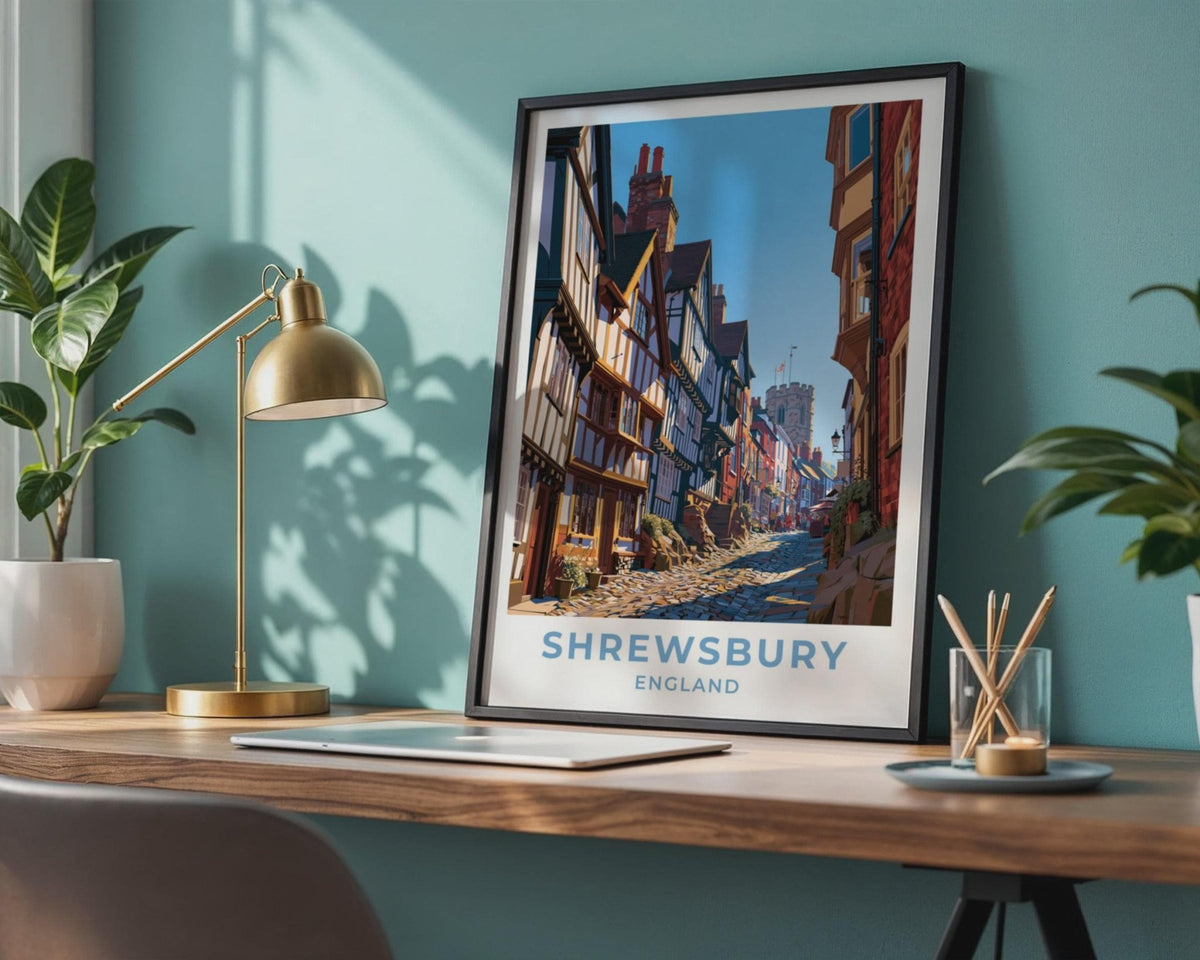 Shrewsbury Poster - WanderWall