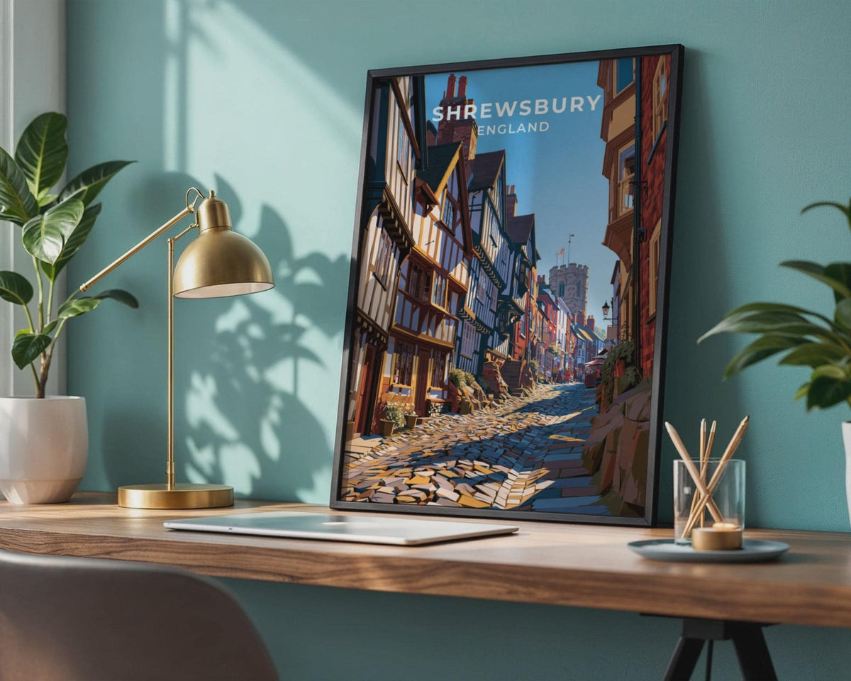 Shrewsbury Poster - WanderWall