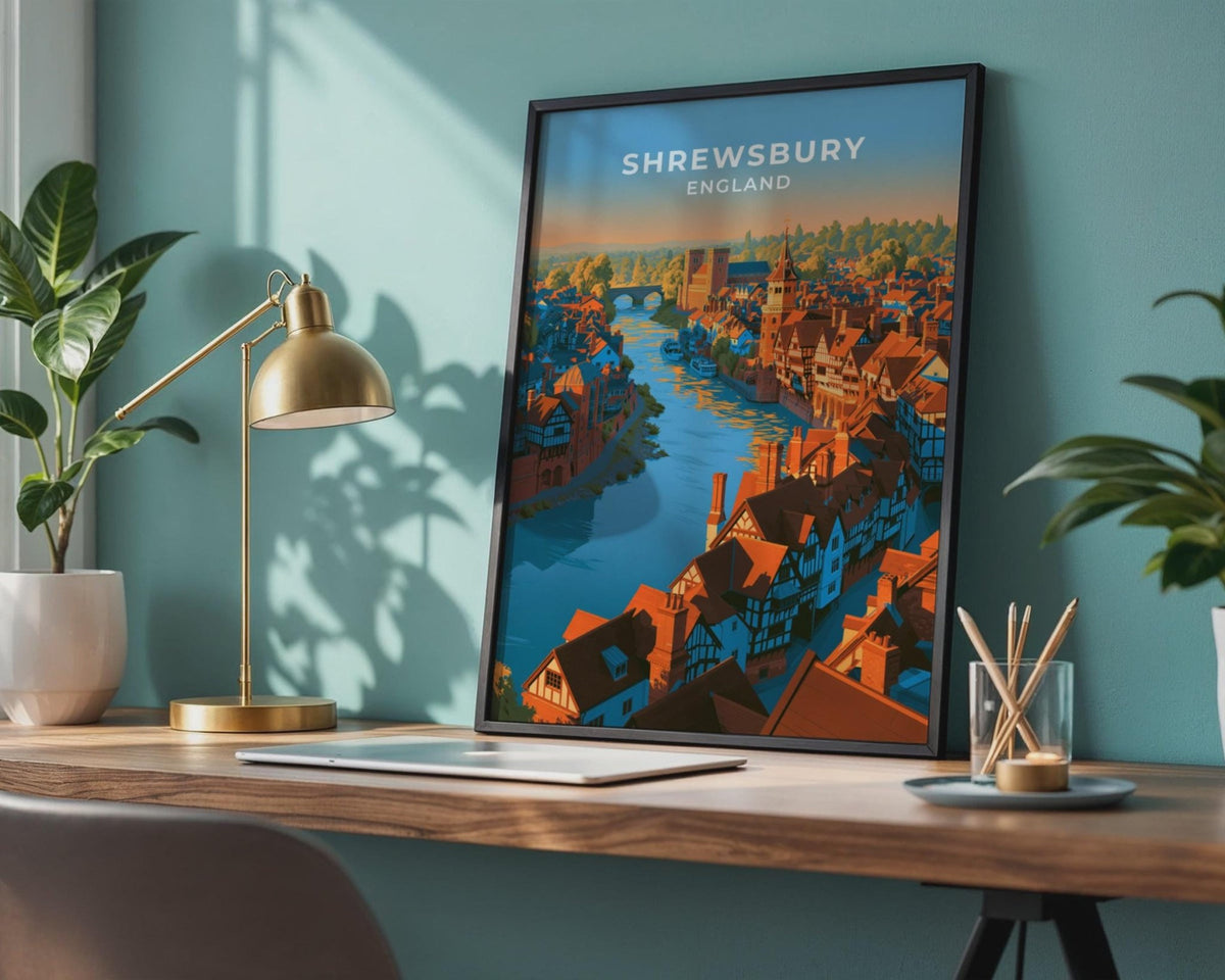 Shrewsbury Poster - WanderWall