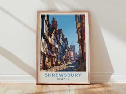 Shrewsbury Poster - WanderWall